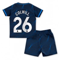 Chelsea Levi Colwill #26 Vonkajší Detský futbalový dres 2023-24 Krátky Rukáv (+ trenírky)